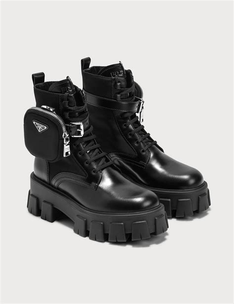 prada ブーツ|prada chunky boots.